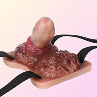 3.89in Animal Wolf Hair Grinder Soft Silicone Wearable Female Dildo
