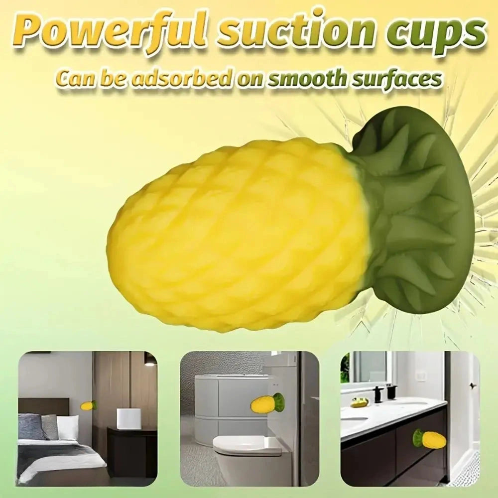 3.93in 5.51in Thick Pineapple Silicone Anal Plug Dildo For Anal Stimulation Dilator