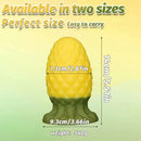 3.93in 5.51in Thick Pineapple Silicone Anal Plug Dildo For Anal Stimulation Dilator