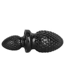 3.93in 5.9in Newbie Anal Female Masturbator PVC Black Butt Plug Dildo