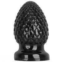 3.93in 5.9in Newbie Anal Female Masturbator PVC Black Butt Plug Dildo