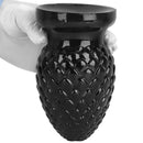 3.93in 5.9in Newbie Anal Female Masturbator PVC Black Butt Plug Dildo