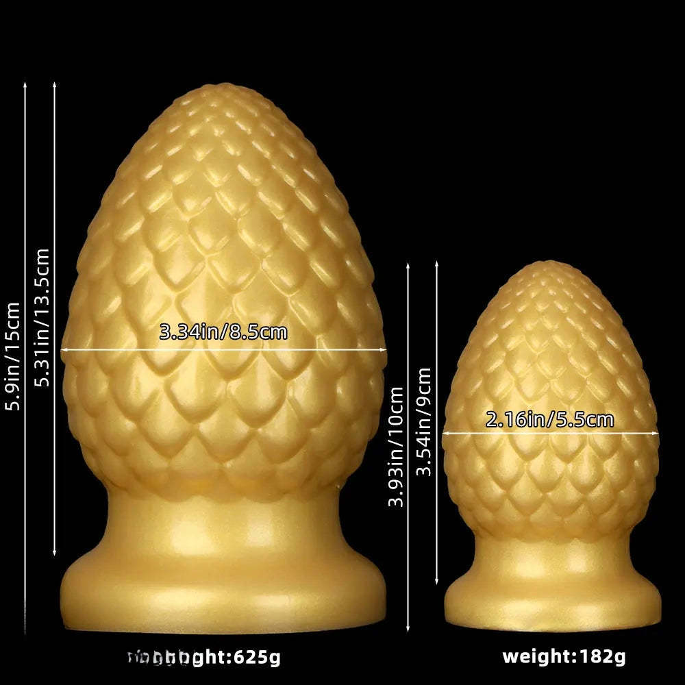 3.93in 5.9in Newbie Anal Female Masturbator Silicone Soft Butt Plug Dildo