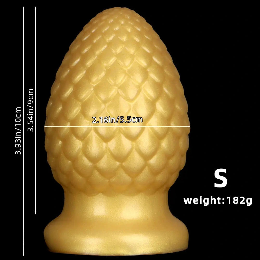 3.93in 5.9in Newbie Anal Female Masturbator Silicone Soft Butt Plug Dildo