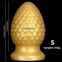 3.93in 5.9in Newbie Anal Female Masturbator Silicone Soft Butt Plug Dildo