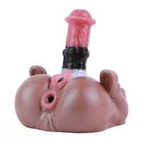 3.93in Horse Cock Dildo Animal Pussy Masturbator For G-Spot & Anal Stimulation