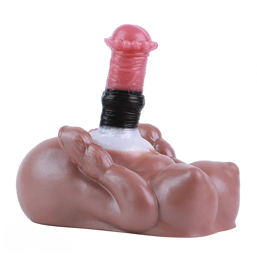 3.93in Horse Cock Dildo Animal Pussy Masturbator For G-Spot & Anal Stimulation