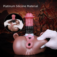 3.93in Horse Cock Dildo Animal Pussy Masturbator For G-Spot & Anal Stimulation
