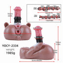 3.93in Horse Cock Dildo Animal Pussy Masturbator For G-Spot & Anal Stimulation