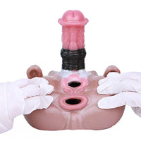 3.93in Horse Cock Dildo Animal Pussy Masturbator For G-Spot & Anal Stimulation