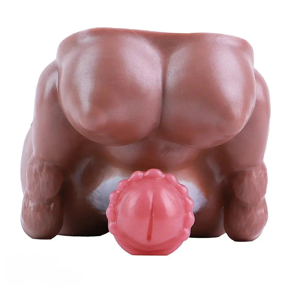 3.93in Horse Cock Dildo Animal Pussy Masturbator For G-Spot & Anal Stimulation
