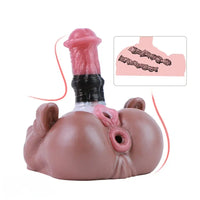 3.93in Horse Cock Dildo Animal Pussy Masturbator For G-Spot & Anal Stimulation