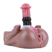 3.93in Horse Cock Dildo Animal Pussy Masturbator For G-Spot & Anal Stimulation