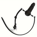 3.93in Mini Black Mouth Gag Dildo For Face Wearing Orgasm Sex Toy