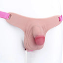 3.93in Real Hollow Chastity Cage Dildo Adult Sex Toy For Women Men