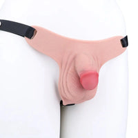 3.93in Real Hollow Chastity Cage Dildo Adult Sex Toy For Women Men