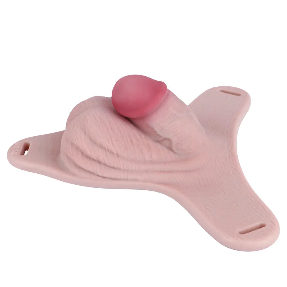3.93in Real Hollow Chastity Cage Dildo Adult Sex Toy For Women Men