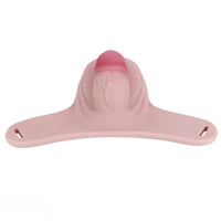 3.93in Real Hollow Chastity Cage Dildo Adult Sex Toy For Women Men