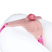 3.93in Real Hollow Chastity Cage Dildo Adult Sex Toy For Women Men