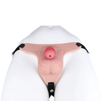 3.93in Real Hollow Chastity Cage Dildo Adult Sex Toy For Women Men