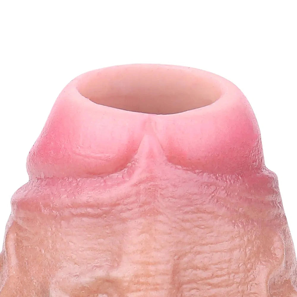 3.93in Realistic Penis Cock Dildo Small Sleeve Extender For Big Cock Toy
