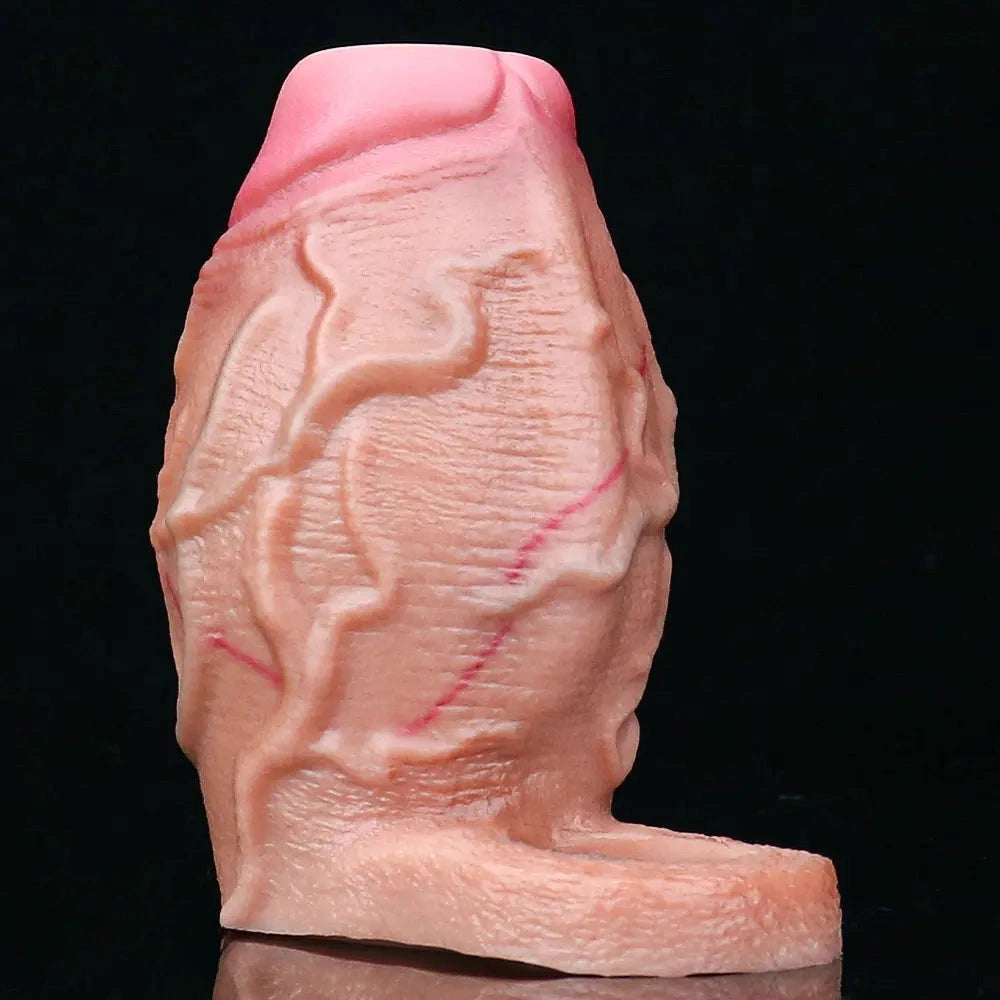 3.93in Realistic Penis Cock Dildo Small Sleeve Extender For Big Cock Toy