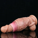 3.93in Realistic Penis Cock Dildo Small Sleeve Extender For Big Cock Toy
