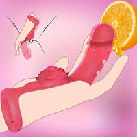3.93in Vibrating Finger Small Silicone Dildo For Women G-Spot Massager