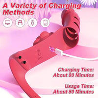 3.93in Vibrating Finger Small Silicone Dildo For Women G-Spot Massager