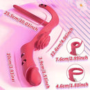 3.93in Vibrating Finger Small Silicone Dildo For Women G-Spot Massager