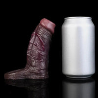 3.94in 4.61in 5.87in 6.5in Real Silicone Cock Sleeve Dildo Adult Product