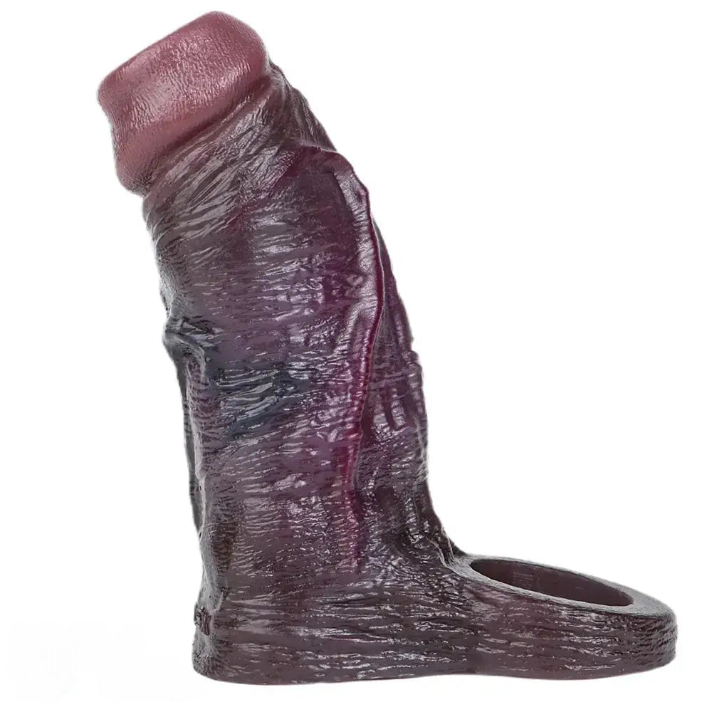 3.94in 4.61in 5.87in 6.5in Real Silicone Cock Sleeve Dildo Adult Product