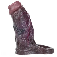 3.94in 4.61in 5.87in 6.5in Real Silicone Cock Sleeve Dildo Adult Product