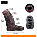 3.94in 4.61in 5.87in 6.5in Real Silicone Cock Sleeve Dildo Adult Product