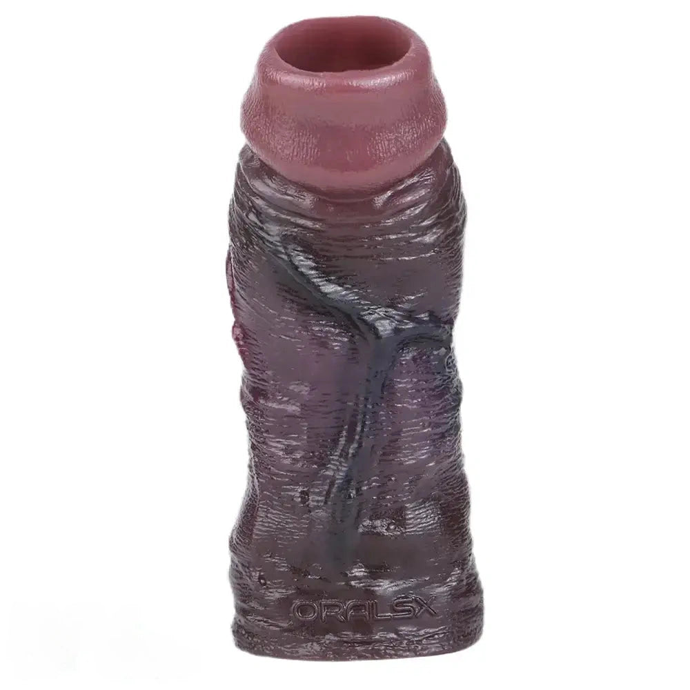 3.94in 4.61in 5.87in 6.5in Real Silicone Cock Sleeve Dildo Adult Product