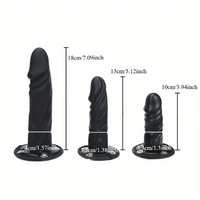 3.94in 5.12in 7.09in Adjustable Strap-On Dildo Harness For Lesbian Couples