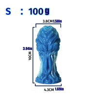3.94in 5.12in Small Monster Silicone Soft Creature Fantasy Dildo For Women