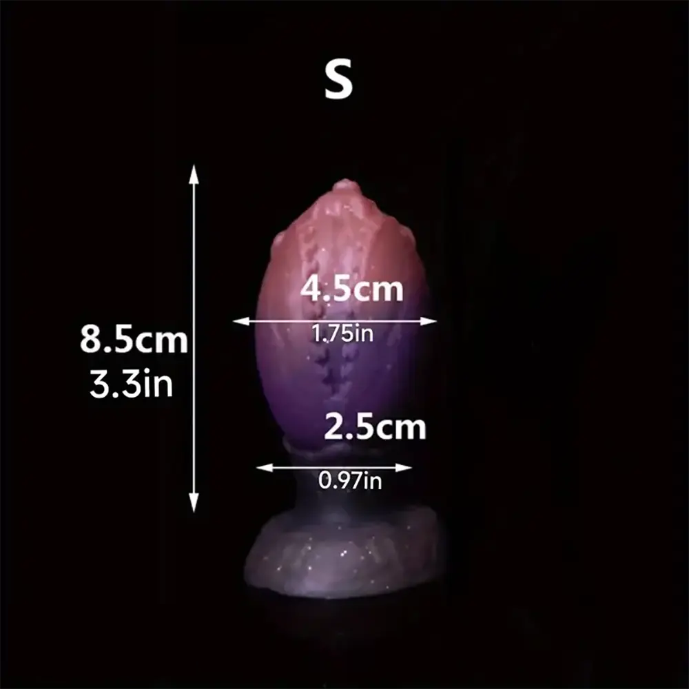 3.94in 5.25in 6.8in Fantasy Dinosaur Egg Dildo For Men Adult Ass Stuff