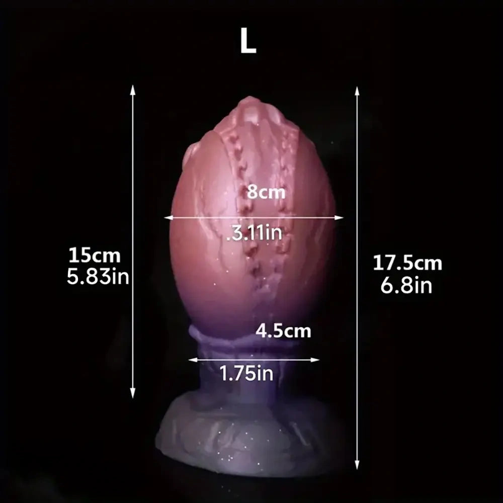 3.94in 5.25in 6.8in Fantasy Dinosaur Egg Dildo For Men Adult Ass Stuff