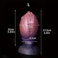 3.94in 5.25in 6.8in Fantasy Dinosaur Egg Dildo For Men Adult Ass Stuff