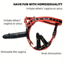 3.94in 5.31in 6.89in Wearable Safety Detachable Strap on Dildo Pants