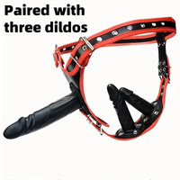 3.94in 5.31in 6.89in Wearable Safety Detachable Strap on Dildo Pants