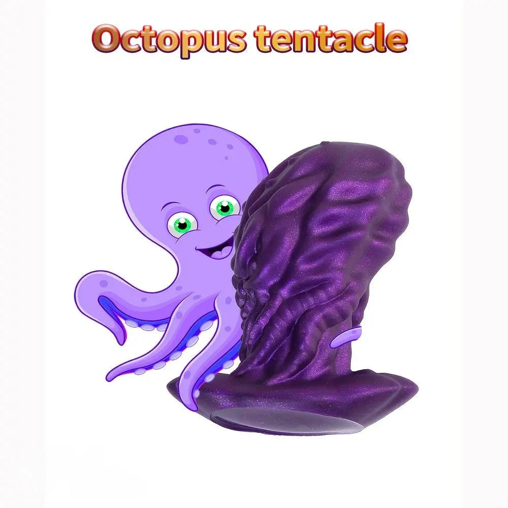 3.94in 5.51in 7.09in Silicone Soft Small Octopus Tentacle Dildo For Men Women