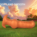 3.94in 7.48in 8.66in Soft & Flexible Silicone Anal Dildo Secure Knot Sex Toy