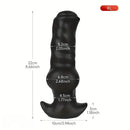 3.94in 7.48in 8.66in Soft & Flexible Silicone Anal Dildo Secure Knot Sex Toy