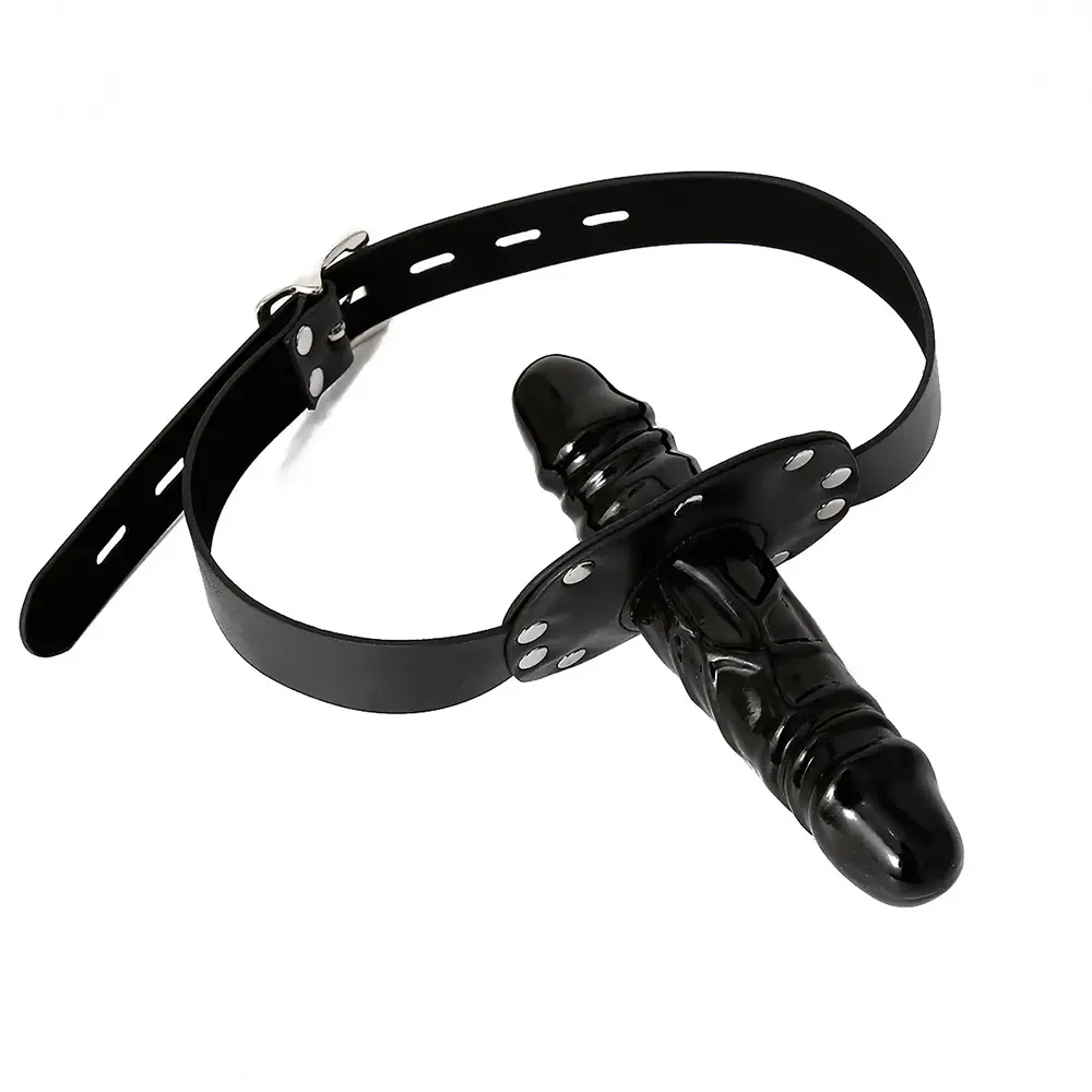 3.94in Binding Adjustable Size High Quality PVC Dildo Chin Face Strap ons