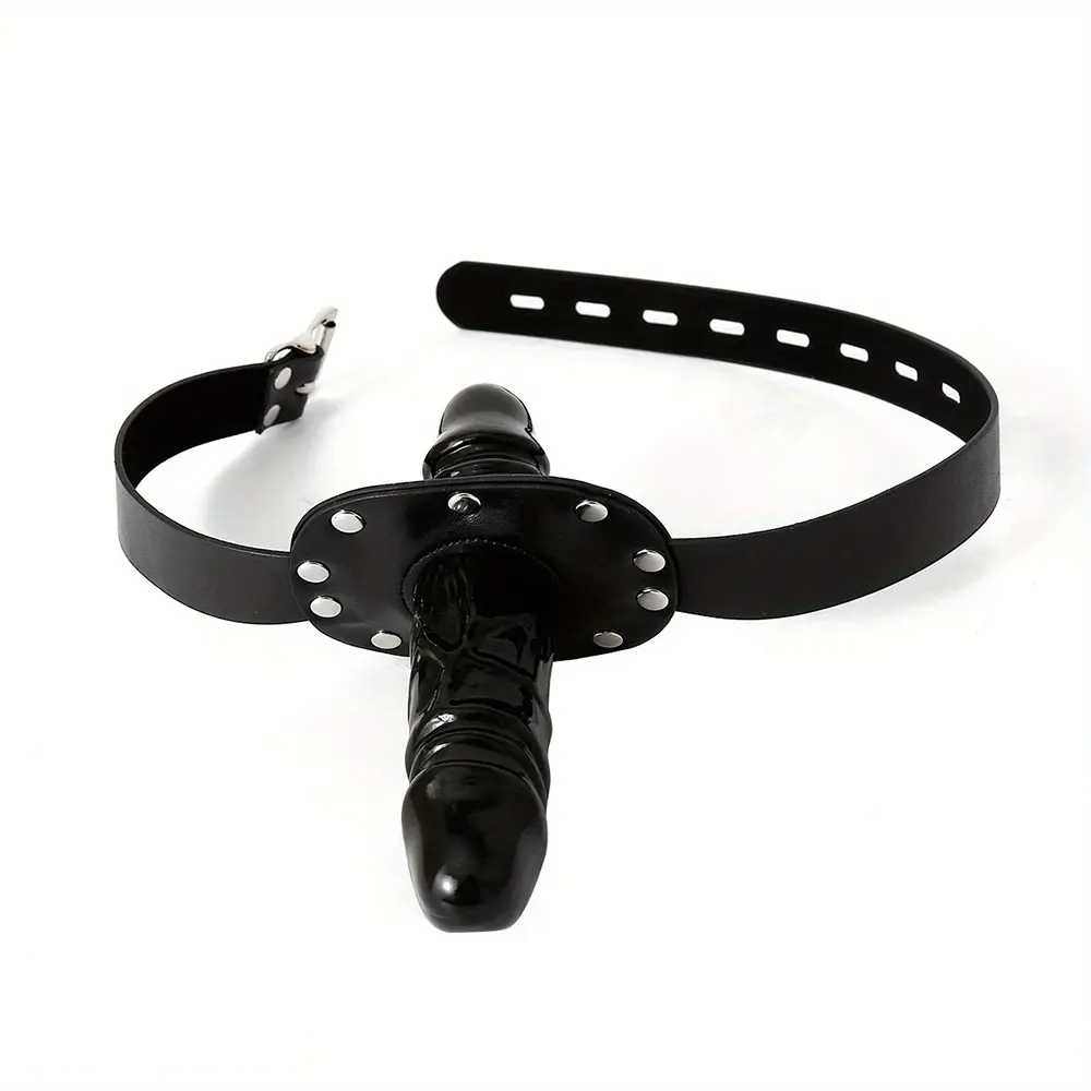 3.94in Binding Adjustable Size High Quality PVC Dildo Chin Face Strap ons
