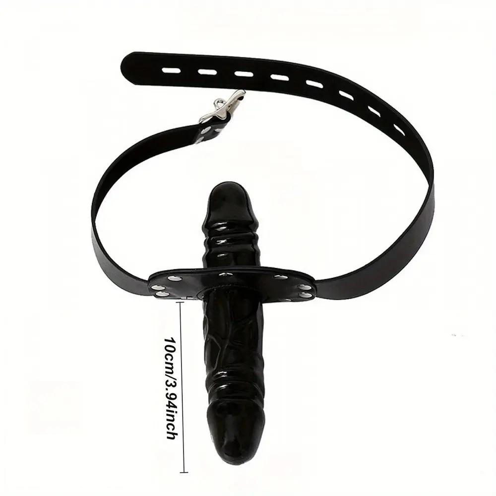 3.94in Binding Adjustable Size High Quality PVC Dildo Chin Face Strap ons