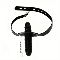 3.94in Binding Adjustable Size High Quality PVC Dildo Chin Face Strap ons