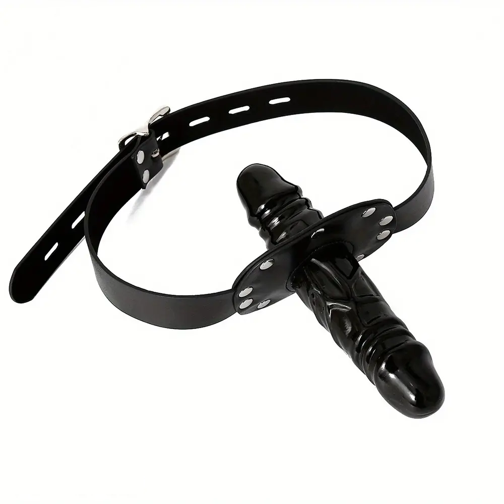 3.94in Binding Adjustable Size High Quality PVC Dildo Chin Face Strap ons